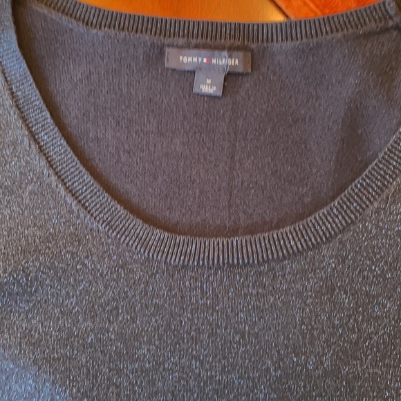 Tommy Hilfiger Sweaters - Tommy Hilfiger Womens sparkly sweater navy blue M